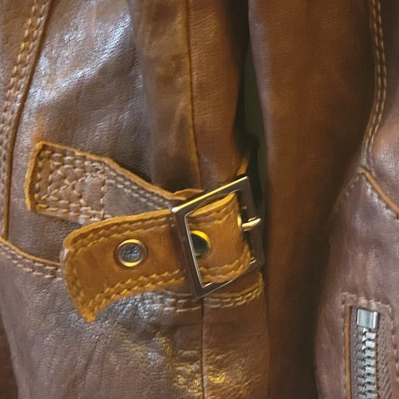 Andrew Marc Leather Jacket - Picture 9 of 11